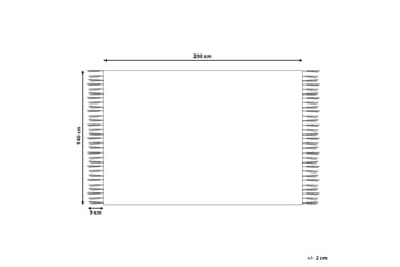 Bomullsteppe Aksaray 140x200 cm - Beige - Tekstiler & tepper - Teppe & matte - Moderne matte - Bomullsmatter