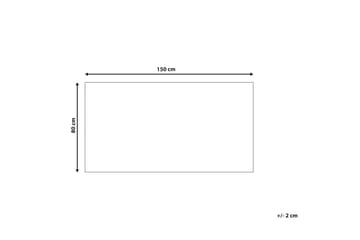 Bomullsteppe Bettiah 80x150 cm - Beige - Tekstiler & tepper - Teppe & matte - Moderne matte - Bomullsmatter