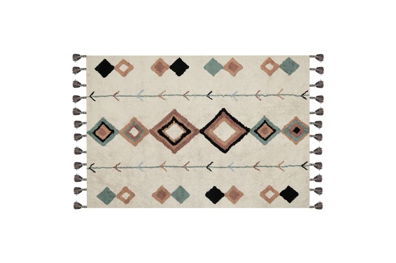 Bomullsteppe Eskisehir 140x200 cm, Beige