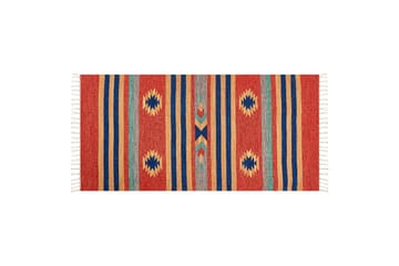 Bomullsteppe Hatis 80x150 cm - Blå - Tekstiler & tepper - Teppe & matte - Moderne matte - Bomullsmatter