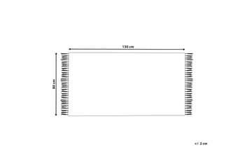 Bomullsteppe Hatis 80x150 cm - Blå - Tekstiler & tepper - Teppe & matte - Moderne matte - Bomullsmatter