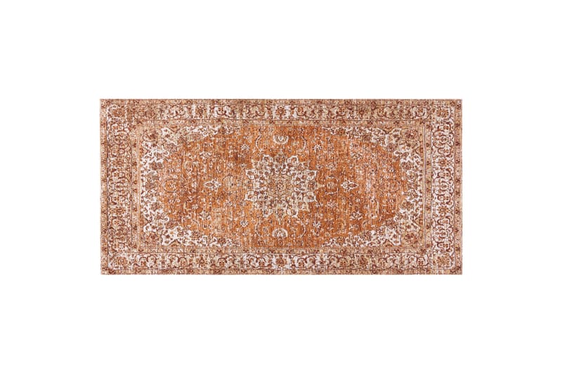 Bomullsteppe Hayat 80x150 cm - Oransje - Tekstiler & tepper - Teppe & matte - Moderne matte - Bomullsmatter