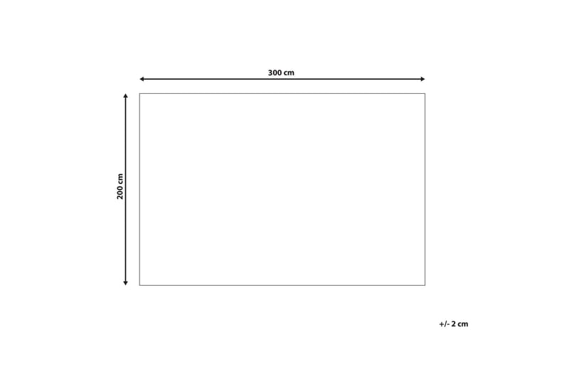 Bomullsteppe Kansu 200x300 cm - Blå - Tekstiler & tepper - Teppe & matte - Moderne matte - Bomullsmatter