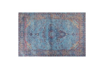Bomullsteppe Kansu 200x300 cm - Blå - Tekstiler & tepper - Teppe & matte - Moderne matte - Bomullsmatter