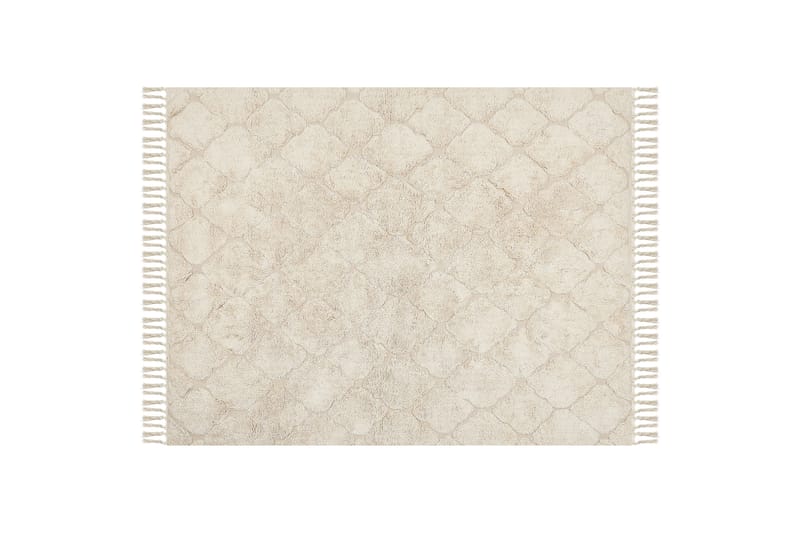 Bomullsteppe Silchar 160x230 cm, Beige