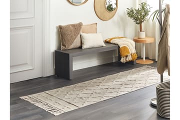 Bomullsteppe Tozlu 80x230 cm - Beige - Tekstiler & tepper - Teppe & matte - Moderne matte - Bomullsmatter