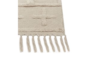 Bomullsteppe Tozlu 80x230 cm - Beige - Tekstiler & tepper - Teppe & matte - Moderne matte - Bomullsmatter