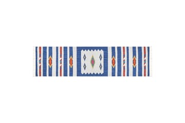 Bomullsteppe Varser 80x300 cm - Blå - Tekstiler & tepper - Teppe & matte - Moderne matte - Bomullsmatter