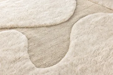 Boone Ullmatte 160x230 cm - Beige - Tekstiler & tepper - Teppe & matte - Moderne matte - Ullteppe