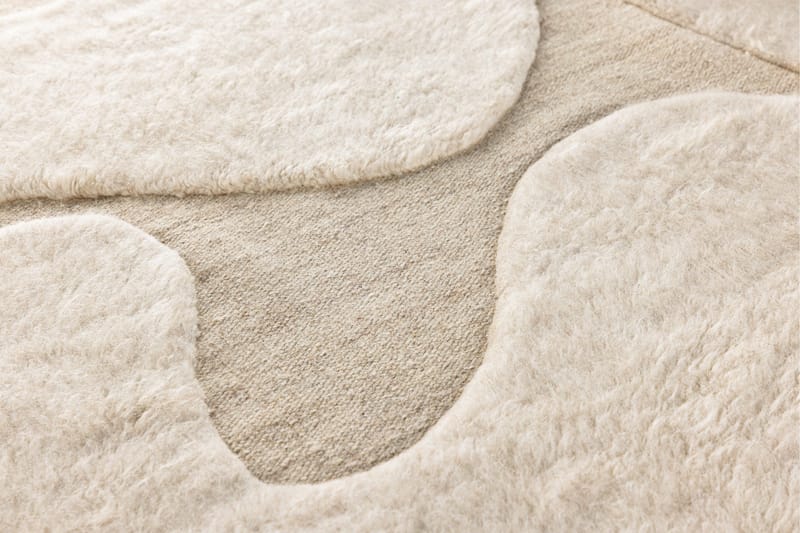 Boone Ullmatte 160x230 cm - Beige - Tekstiler & tepper - Teppe & matte - Moderne matte - Ullteppe