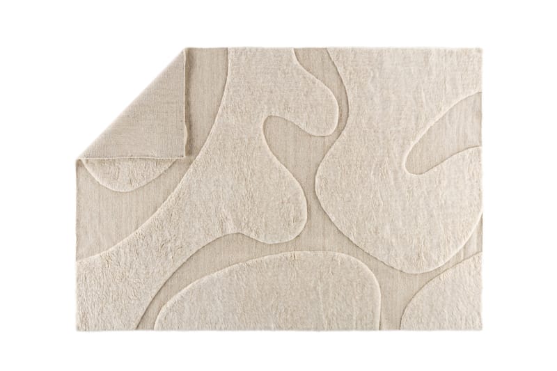 Boone Ullmatte 160x230 cm - Beige - Tekstiler & tepper - Teppe & matte - Moderne matte - Ullteppe