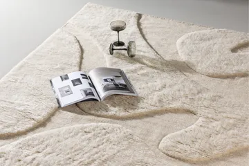Boone Ullmatte 200x290 cm - Beige - Tekstiler & tepper - Teppe & matte - Moderne matte - Ullteppe