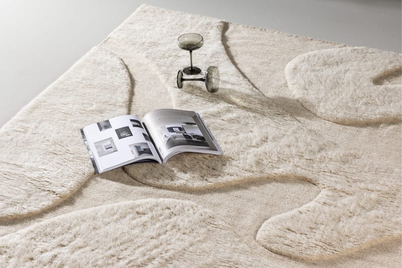 Boone Ullmatte 200x290 cm - Beige - Tekstiler & tepper - Teppe & matte - Moderne matte - Ullteppe