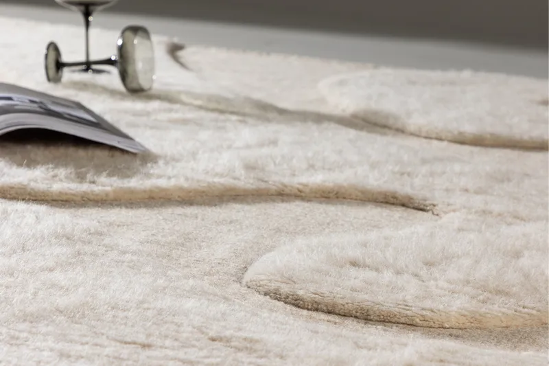 Boone Ullmatte 200x290 cm - Beige - Tekstiler & tepper - Teppe & matte - Moderne matte - Ullteppe