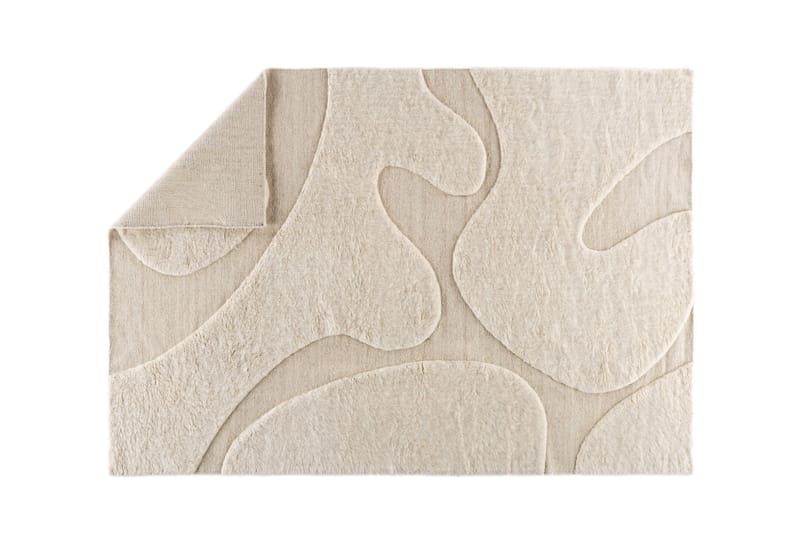 Boone Ullmatte 200x290 cm - Beige - Tekstiler & tepper - Teppe & matte - Moderne matte - Ullteppe