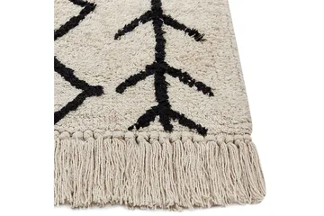 Bozkir Bomullsteppe 160x230 cm - Beige - Tekstiler & tepper - Teppe & matte - Moderne matte - Bomullsmatter