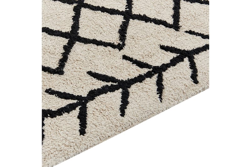 Bozkir Bomullsteppe 160x230 cm - Beige - Tekstiler & tepper - Teppe & matte - Moderne matte - Bomullsmatter