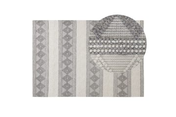 Bozova Ullteppe 140x200 cm - Beige - Tekstiler & tepper - Teppe & matte - Moderne matte - Ullteppe