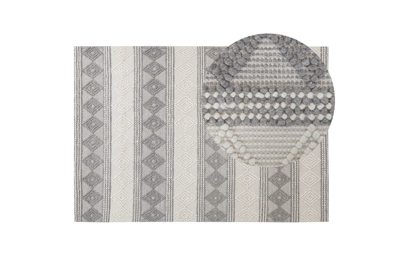 Bozova Ullteppe 140x200 cm - Beige - Tekstiler & tepper - Teppe & matte - Moderne matte - Ullteppe