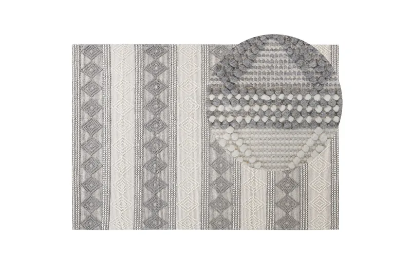 Bozova Ullteppe 160x230 cm - Beige - Tekstiler & tepper - Teppe & matte - Moderne matte - Ullteppe