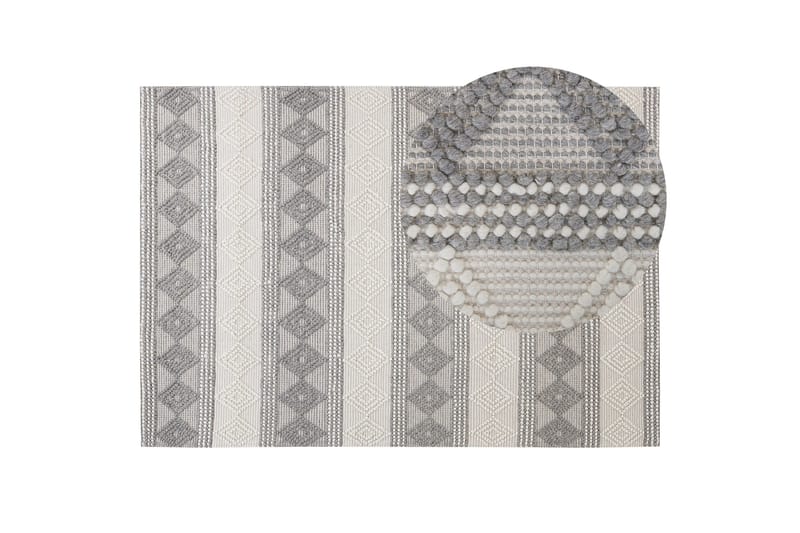 Bozova Ullteppe 160x230 cm - Beige - Tekstiler & tepper - Teppe & matte - Moderne matte - Ullteppe