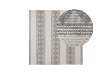 Bozova Ullteppe 200x200 cm - Beige - Tekstiler & tepper - Teppe & matte - Moderne matte - Ullteppe