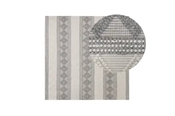 Bozova Ullteppe 200x200 cm - Beige - Tekstiler & tepper - Teppe & matte - Moderne matte - Ullteppe