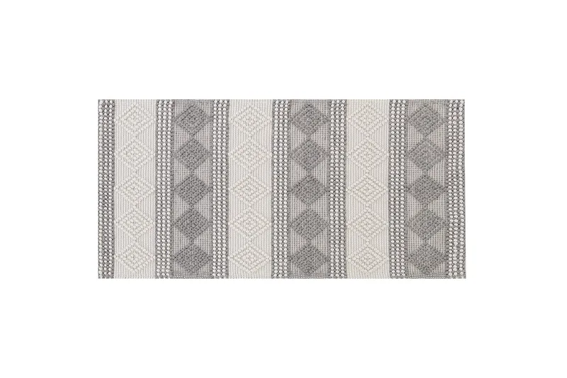 Bozova Ullteppe 80x150 cm - Beige - Tekstiler & tepper - Teppe & matte - Moderne matte - Ullteppe