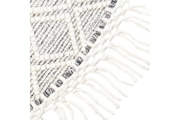 Buldan Ullteppe 140 cm Rund - Grå - Tekstiler & tepper - Teppe & matte - Moderne matte - Ullteppe