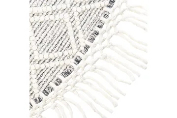 Buldan Ullteppe 140 cm Rund - Grå - Tekstiler & tepper - Teppe & matte - Moderne matte - Ullteppe