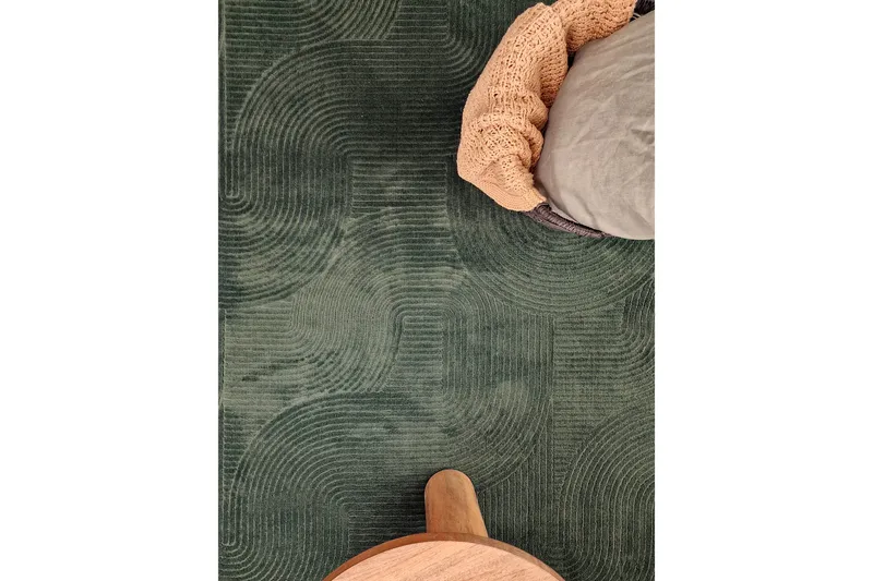 Castello Wiltonteppe 160x230 cm - Smaragdgrønn - Tekstiler & tepper - Teppe & matte - Moderne matte - Wiltontepper