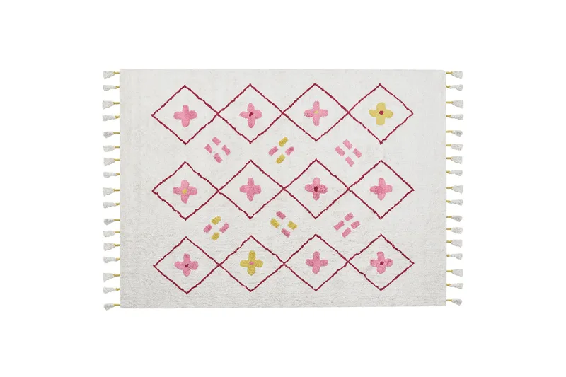 Cavus Bomullsteppe 160x230 cm, Hvit