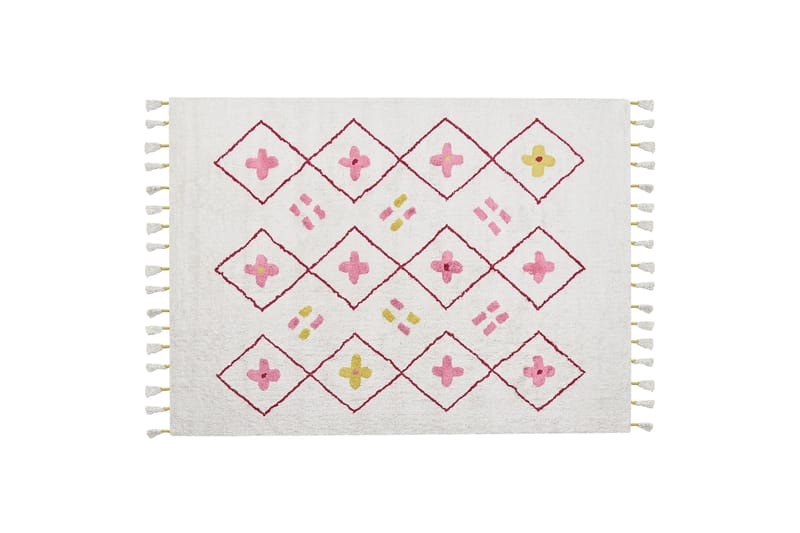 Cavus Bomullsteppe 160x230 cm, Hvit