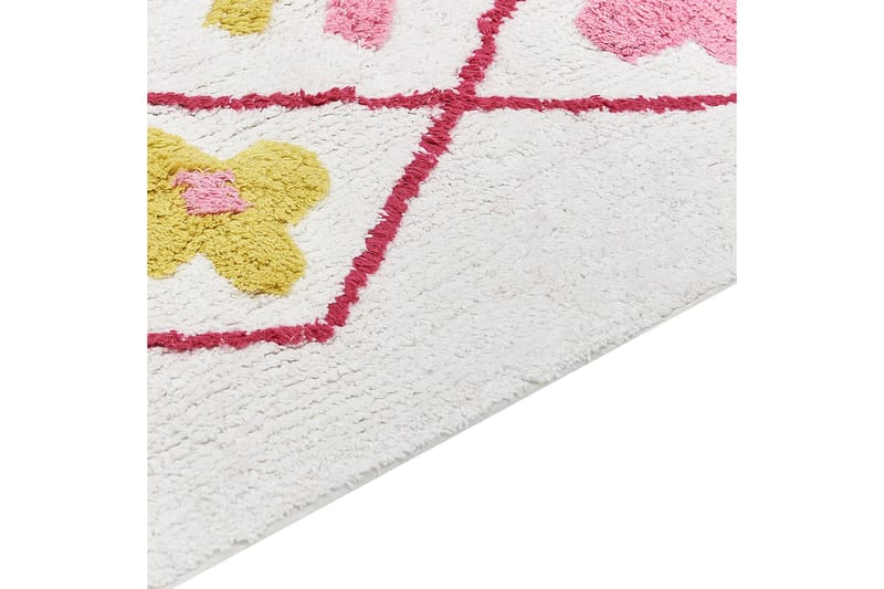 Cavus Bomullsteppe 80x150 cm - Hvit - Tekstiler & tepper - Teppe & matte - Moderne matte - Bomullsmatter