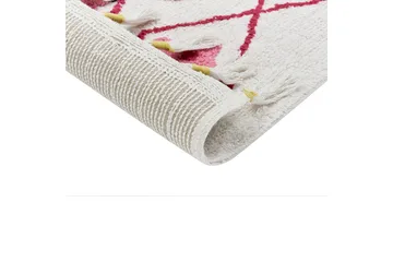 Cavus Bomullsteppe 80x150 cm - Hvit - Tekstiler & tepper - Teppe & matte - Moderne matte - Bomullsmatter