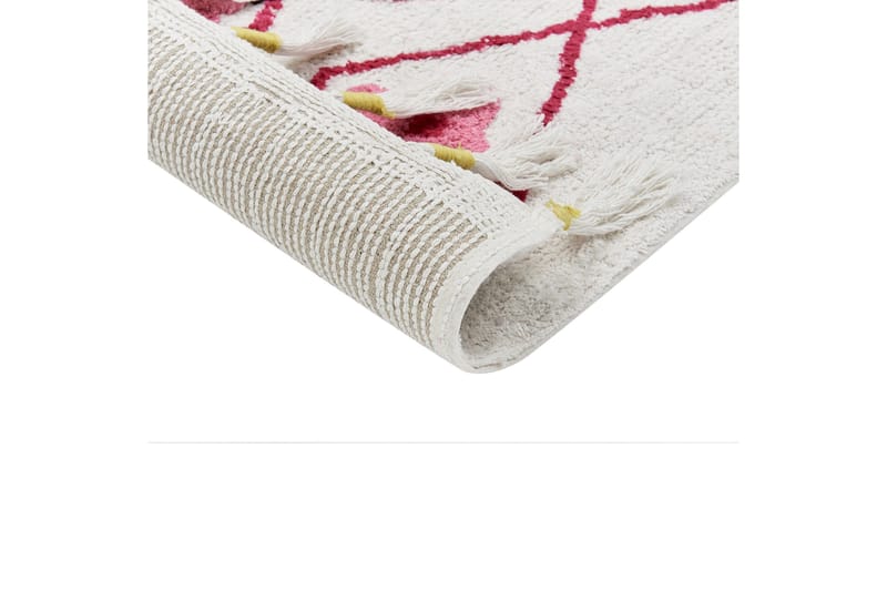 Cavus Bomullsteppe 80x150 cm - Hvit - Tekstiler & tepper - Teppe & matte - Moderne matte - Bomullsmatter