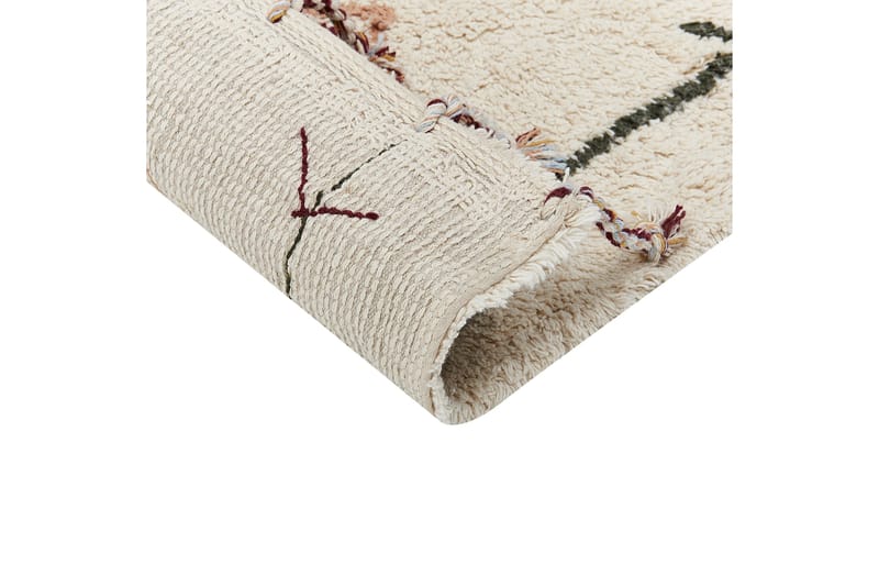 Corum Ryeteppe 140x200 cm - Beige - Tekstiler & tepper - Teppe & matte - Moderne matte - Bomullsmatter