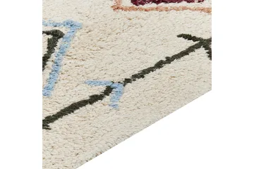 Corum Ryeteppe 140x200 cm - Beige - Tekstiler & tepper - Teppe & matte - Moderne matte - Bomullsmatter