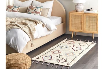 Corum Ryeteppe 80x150 cm - Beige - Tekstiler & tepper - Teppe & matte - Moderne matte - Ryetepper