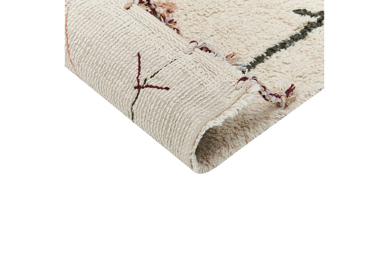 Corum Ryeteppe 80x150 cm - Beige - Tekstiler & tepper - Teppe & matte - Moderne matte - Bomullsmatter