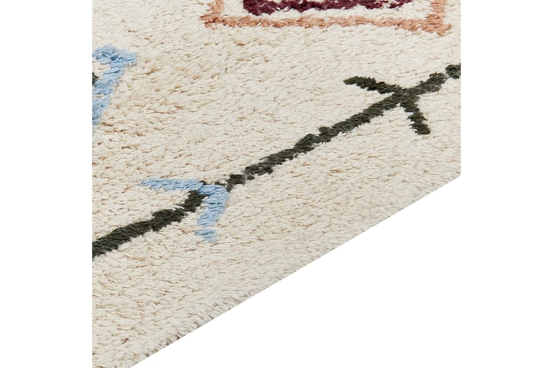 Corum Ryeteppe 80x150 cm - Beige - Tekstiler & tepper - Teppe & matte - Moderne matte - Bomullsmatter