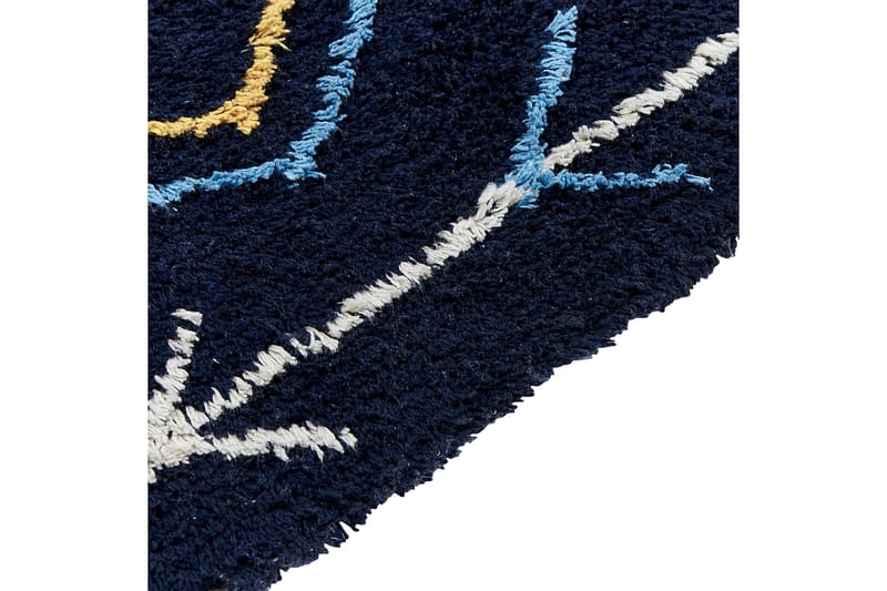 Corum Ryeteppe 80x150 cm - Svart - Tekstiler & tepper - Teppe & matte - Moderne matte - Bomullsmatter