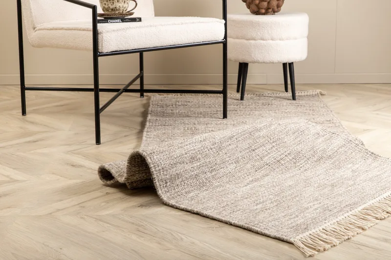 Cyrus Ullmatte 80x250 cm - Beige - Tekstiler & tepper - Teppe & matte - Moderne matte - Ullteppe