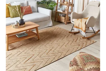 Daday Juteteppe 160x230 cm - Beige - Tekstiler & tepper - Teppe & matte - Moderne matte - Jutematter & hampematter