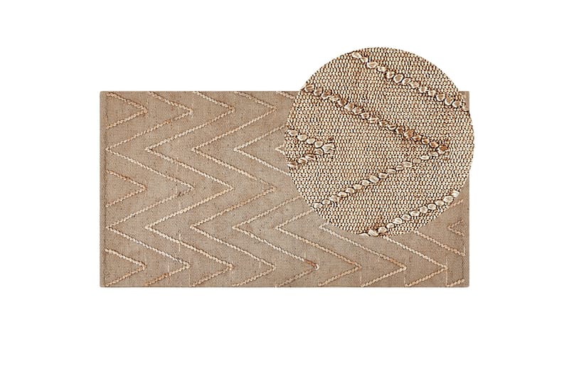 Daday Juteteppe 80x150 cm - Beige - Tekstiler & tepper - Teppe & matte - Moderne matte - Jutematter & hampematter