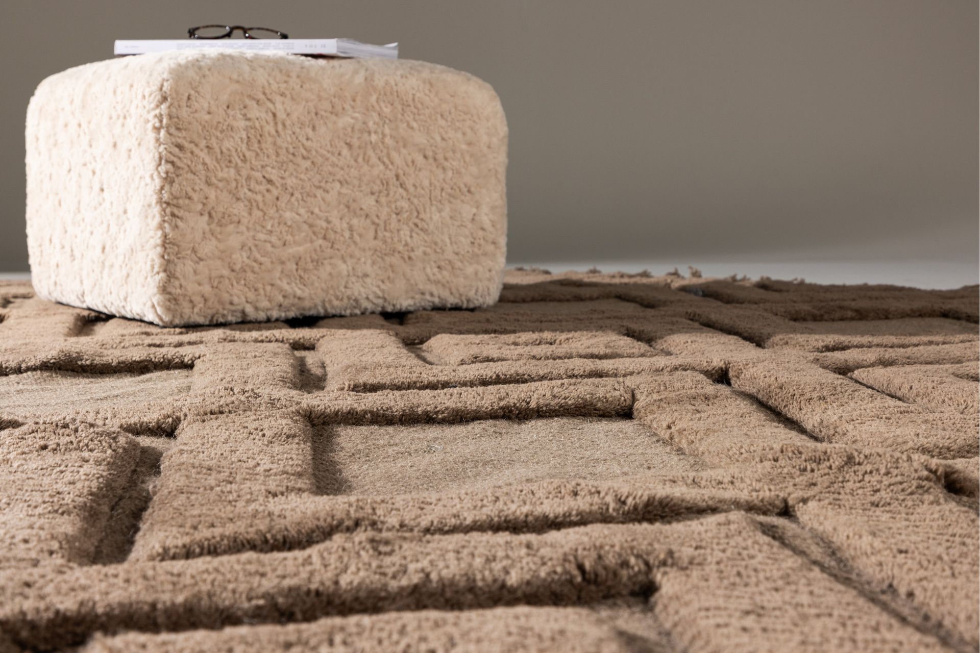 Dahlia Ullteppe 200x300 cm Rektangulær - Nougat - Tekstiler & tepper - Teppe & matte - Moderne matte - Ullteppe