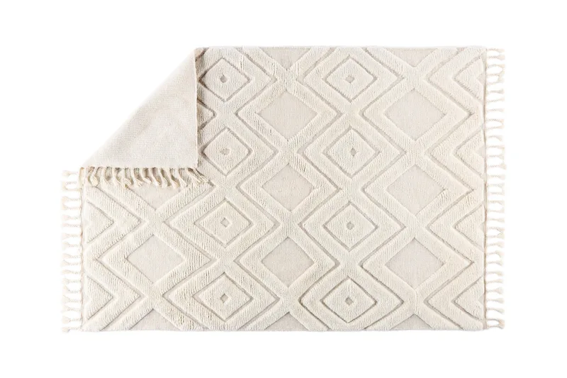 Dahlia Ullteppe 300x400 cm Rektangulær - Hvit - Tekstiler & tepper - Teppe & matte - Moderne matte - Ullteppe