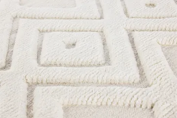 Dahlia Ullteppe 300x400 cm Rektangulær - Hvit - Tekstiler & tepper - Teppe & matte - Moderne matte - Ullteppe