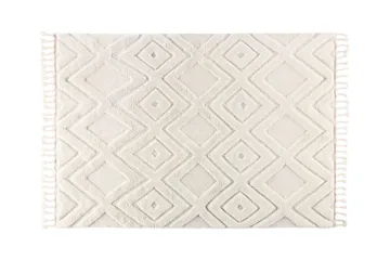 Dahlia Ullteppe 300x400 cm Rektangulær - Hvit - Tekstiler & tepper - Teppe & matte - Moderne matte - Ullteppe