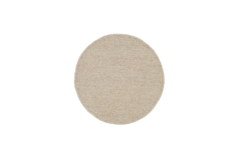 Dalarö Ullteppe Ø300 cm Rund, Beige